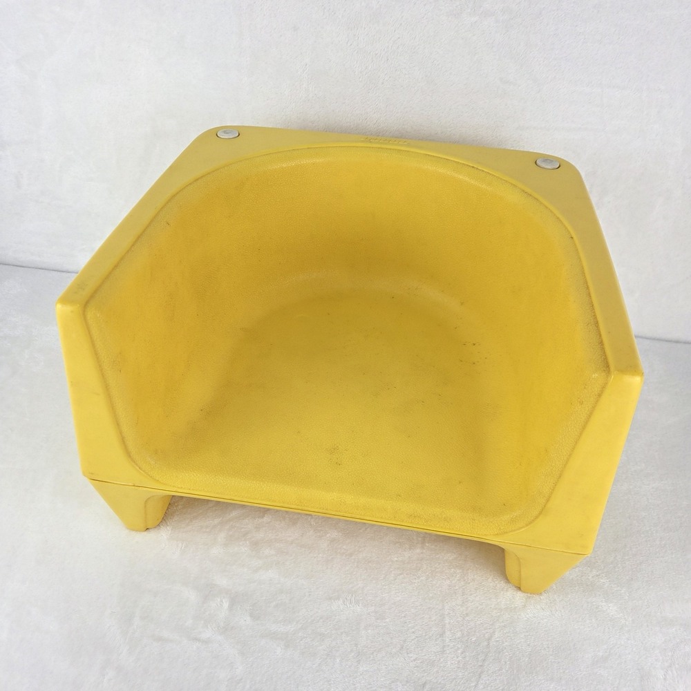 Vintage 1970s COSCO Bottoms-Up Reversible Booster Seat Yellow 13-134